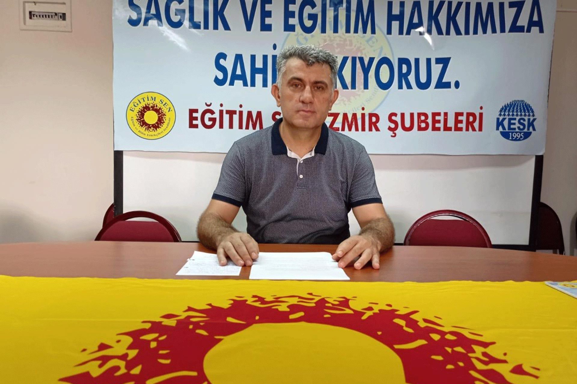  Eğitim Sen İzmir 4 No'lu Şube Başkanı Şuayip Vayiç