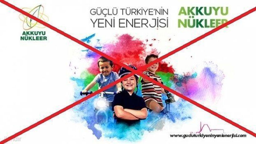 Akkuyu Santrali reklamlarına karşı kampanya