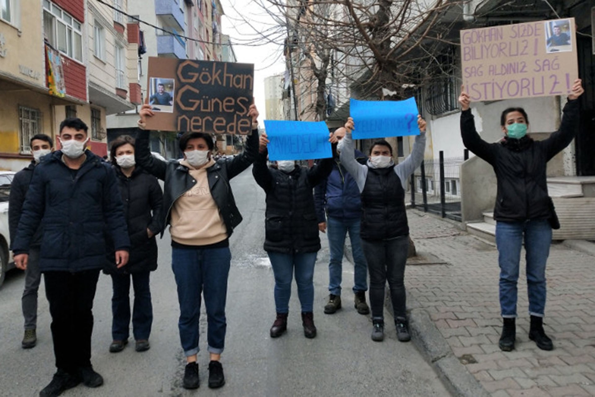 Gökhan Güneş'in akıbetini sormak için bir araya gelenler