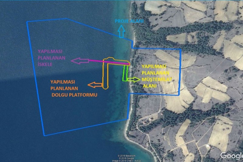 Doğal Gaz limanı proje dosyasından