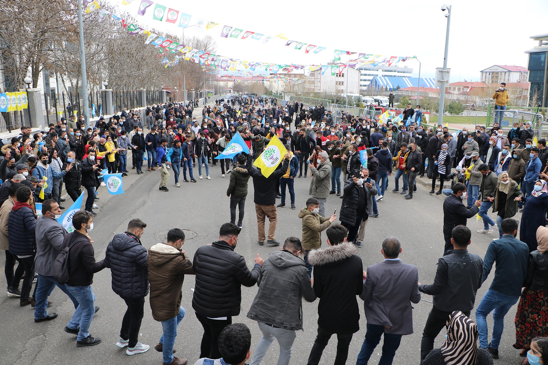 Bingöl'deki Newroz kutlamasından bir fotoğraf