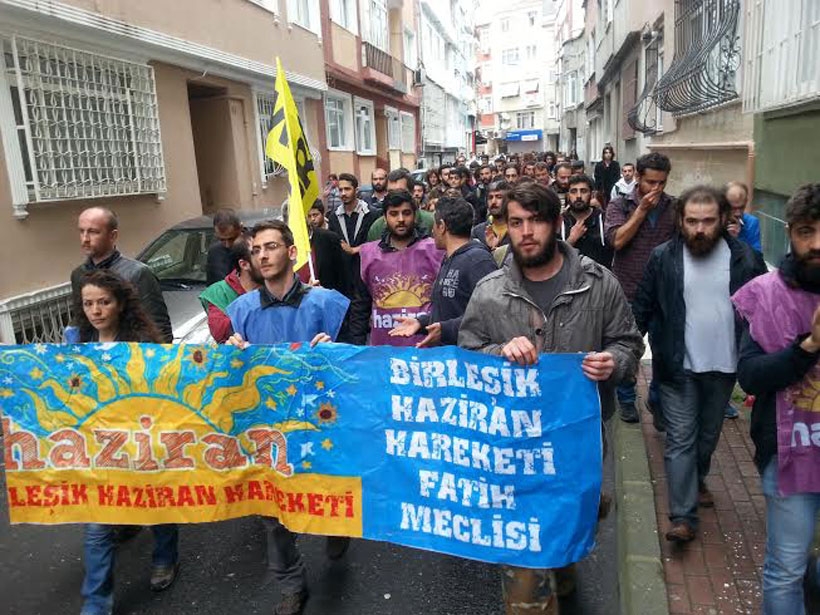 Kocamustafapaşa'da BHH standına yapılan saldırı  protesto edildi