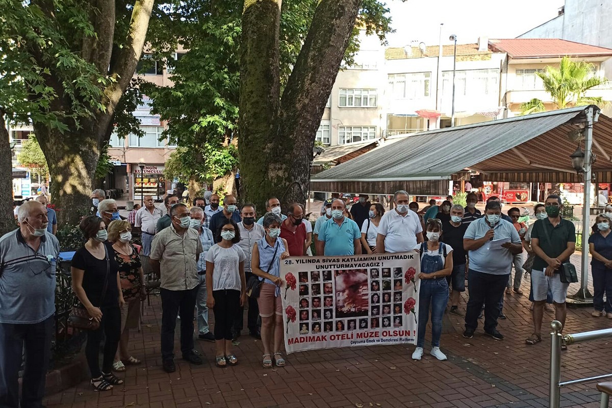 Çaycuma'da Sivas Katliamı açıklaması