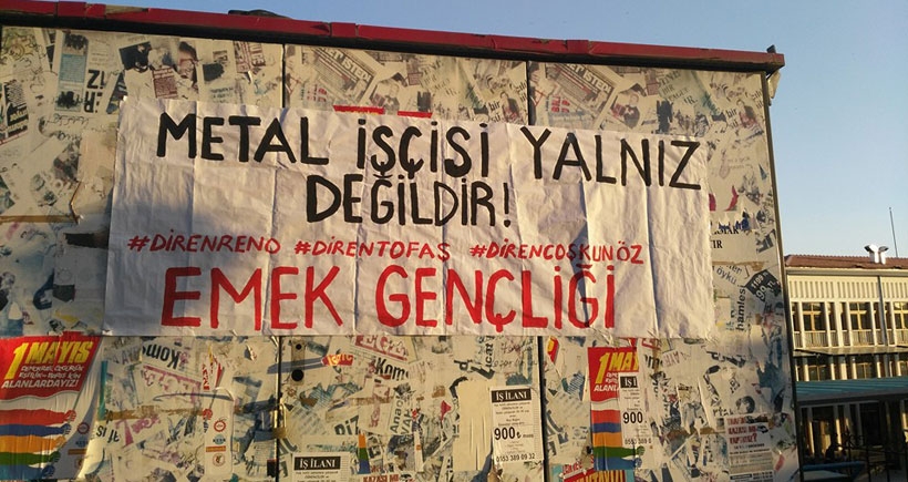 Metal direnişiyle ilgili afişe yasaklama ve para cezası