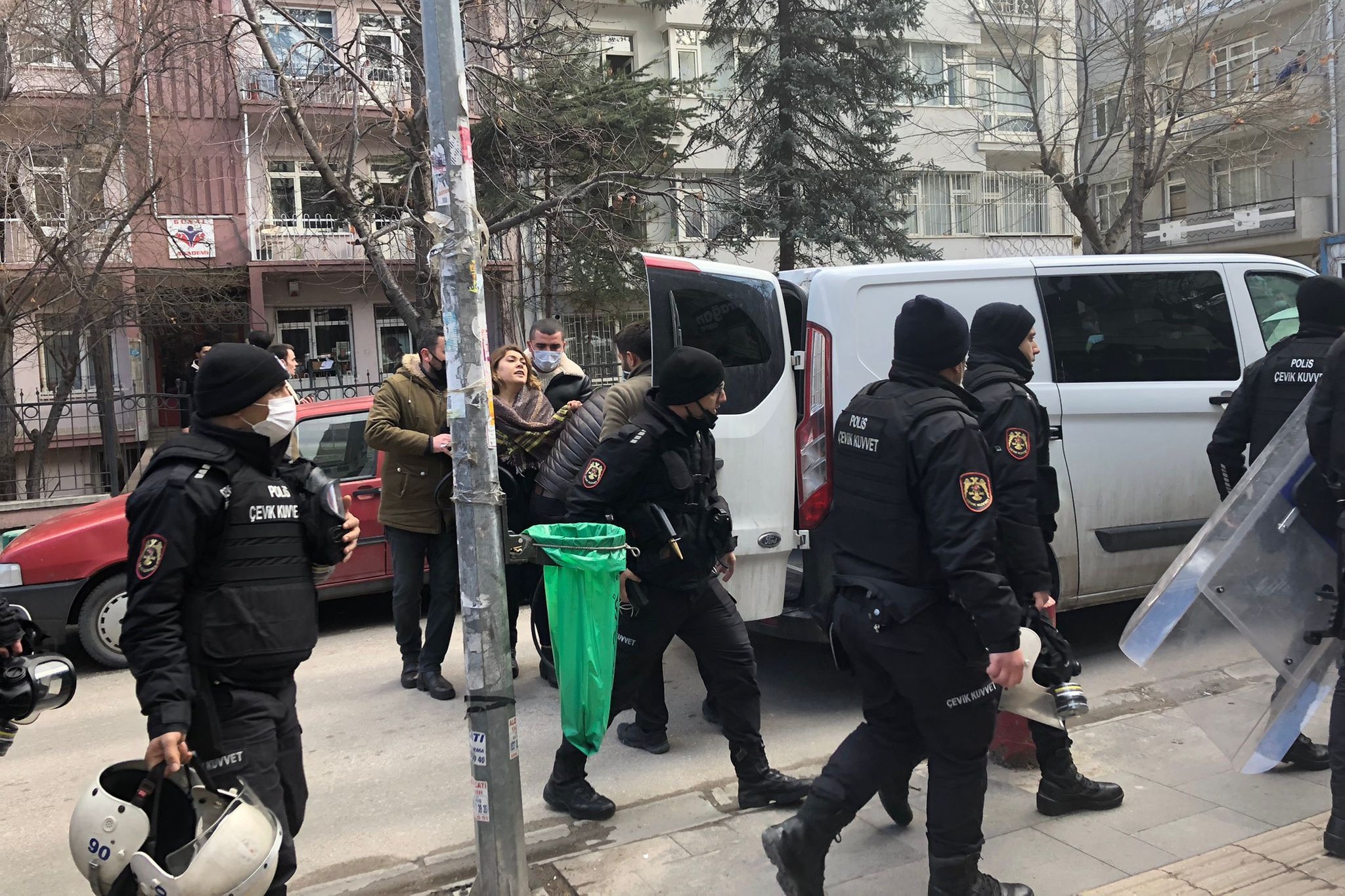 Ankara 8 mart çağrı gözaltı