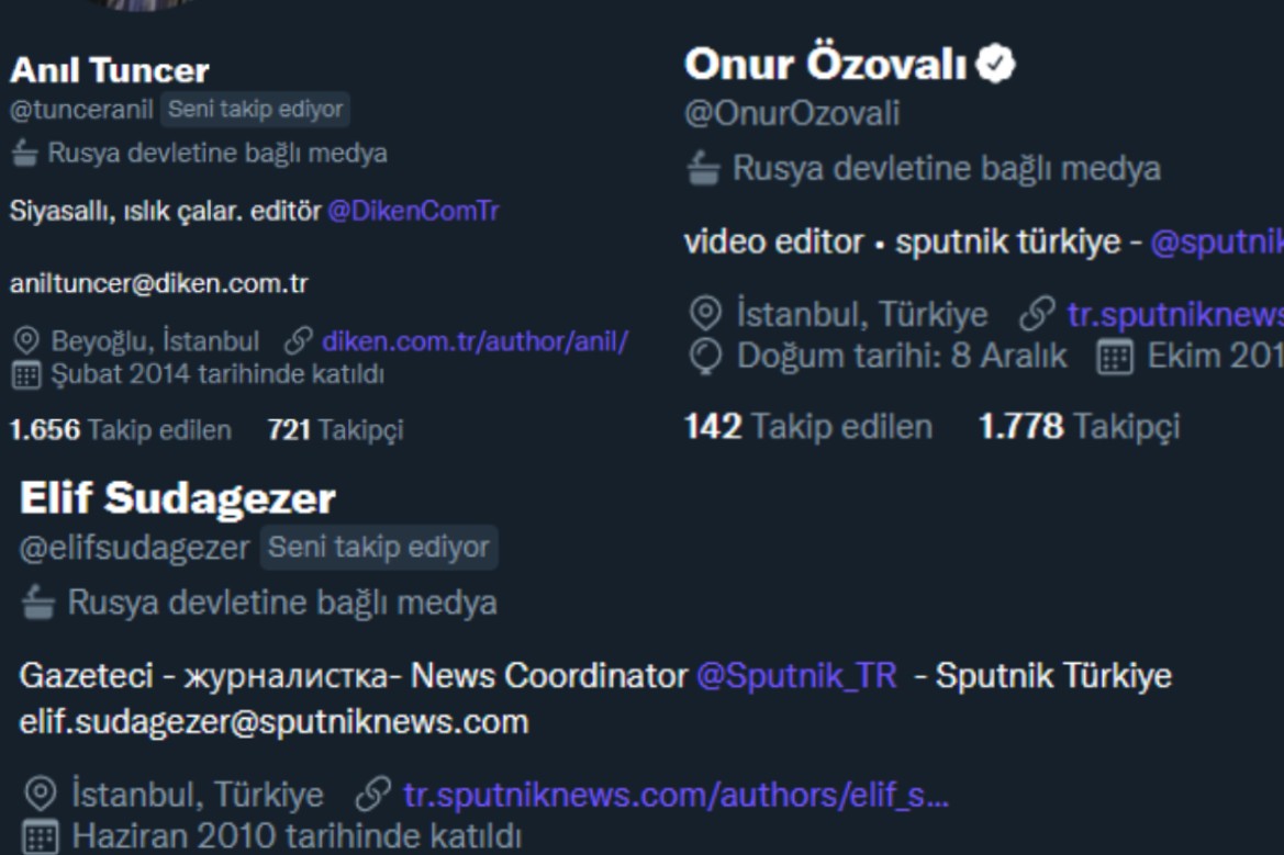 rusya devletine bağlı medya, twitter ekran görüntüsü