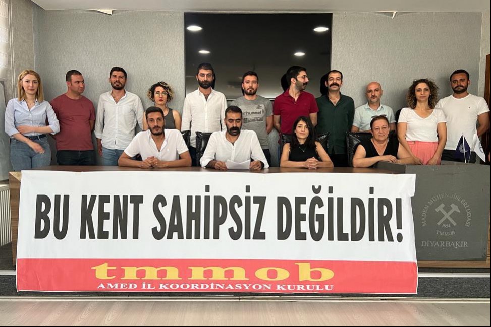 TMMOB Amed İl Koordinasyonu  açıklama yaptı