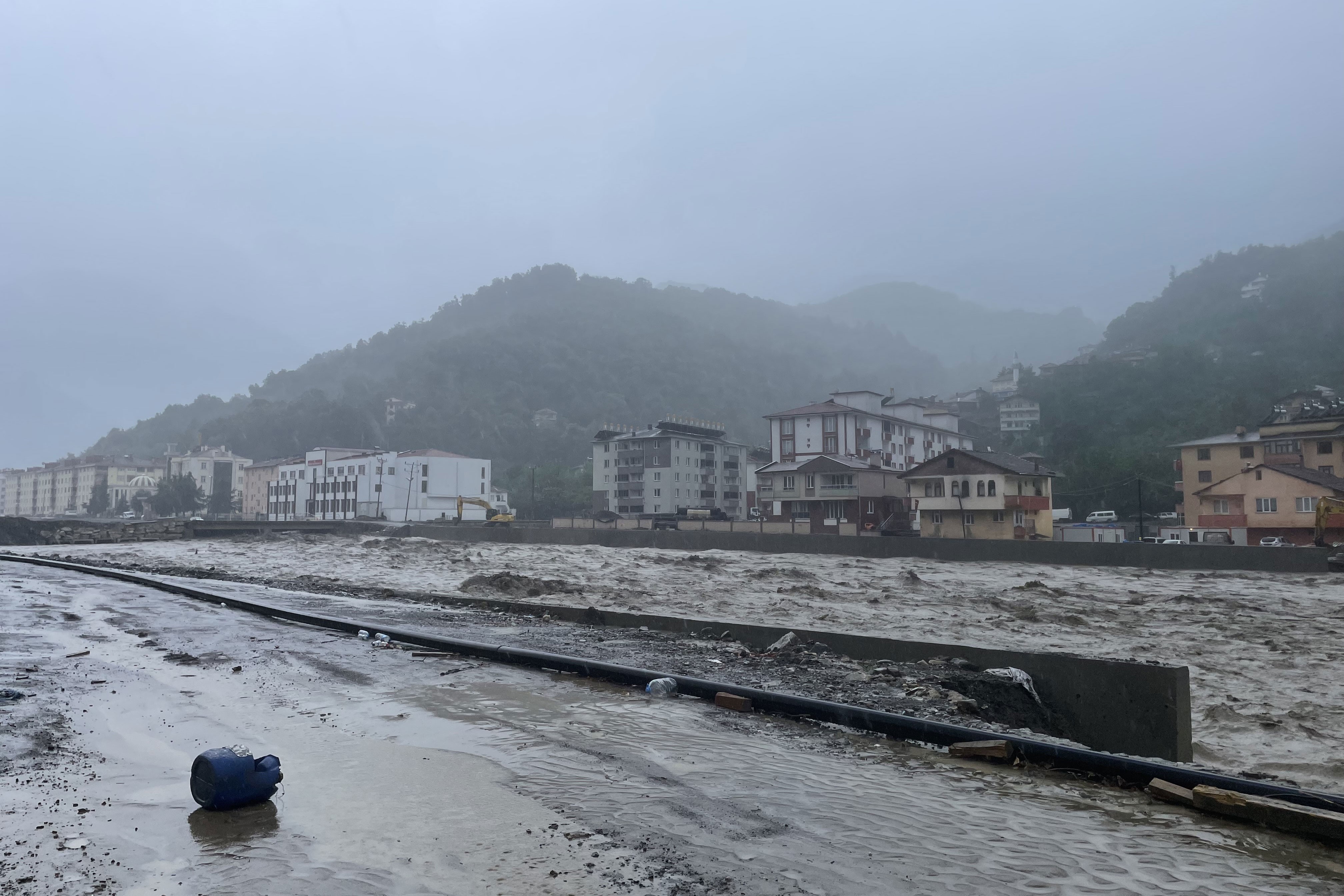 Bozkurt ilçesinde sel