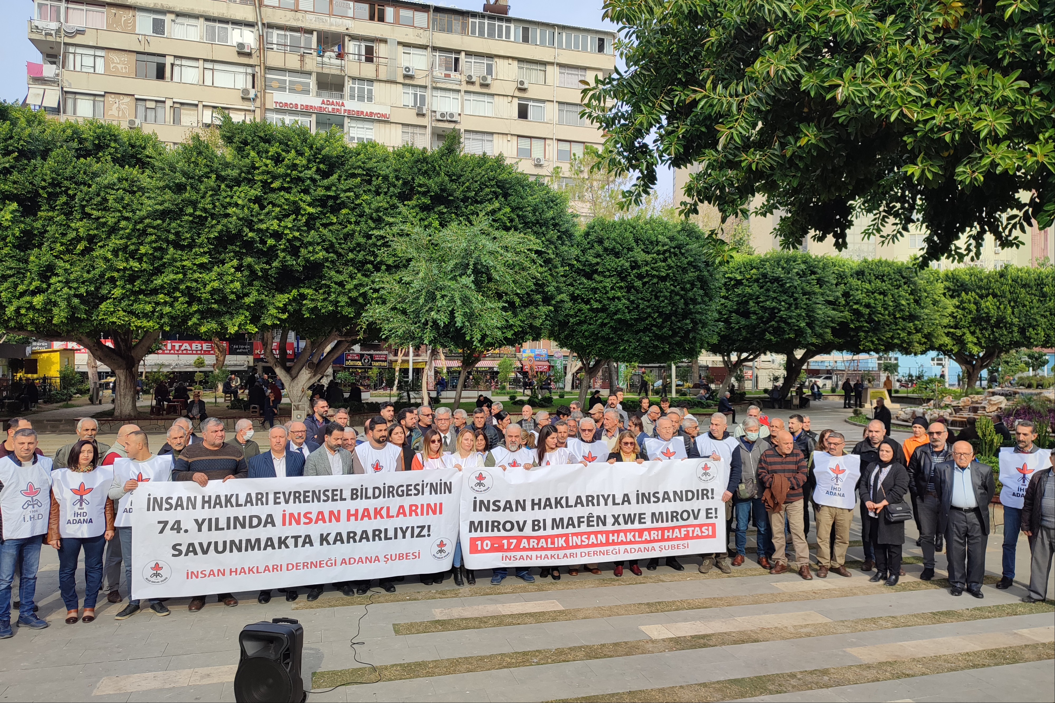Adana İHD 10 Aralık İnsan Hakları Günü açıklaması