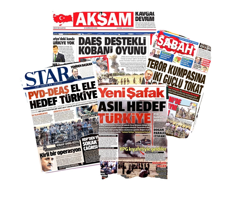 AKP medyası IŞİD’i yine  lanetleyemedi!