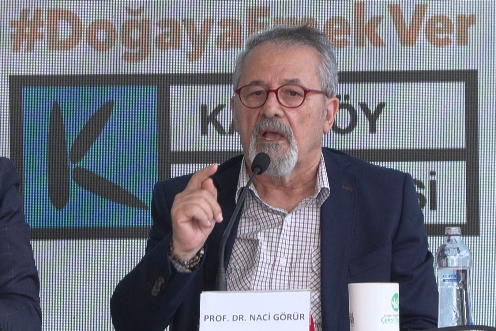 Kadıköy'de Çevre Festivali'nde konuşan Prof. Dr. Naci Görür