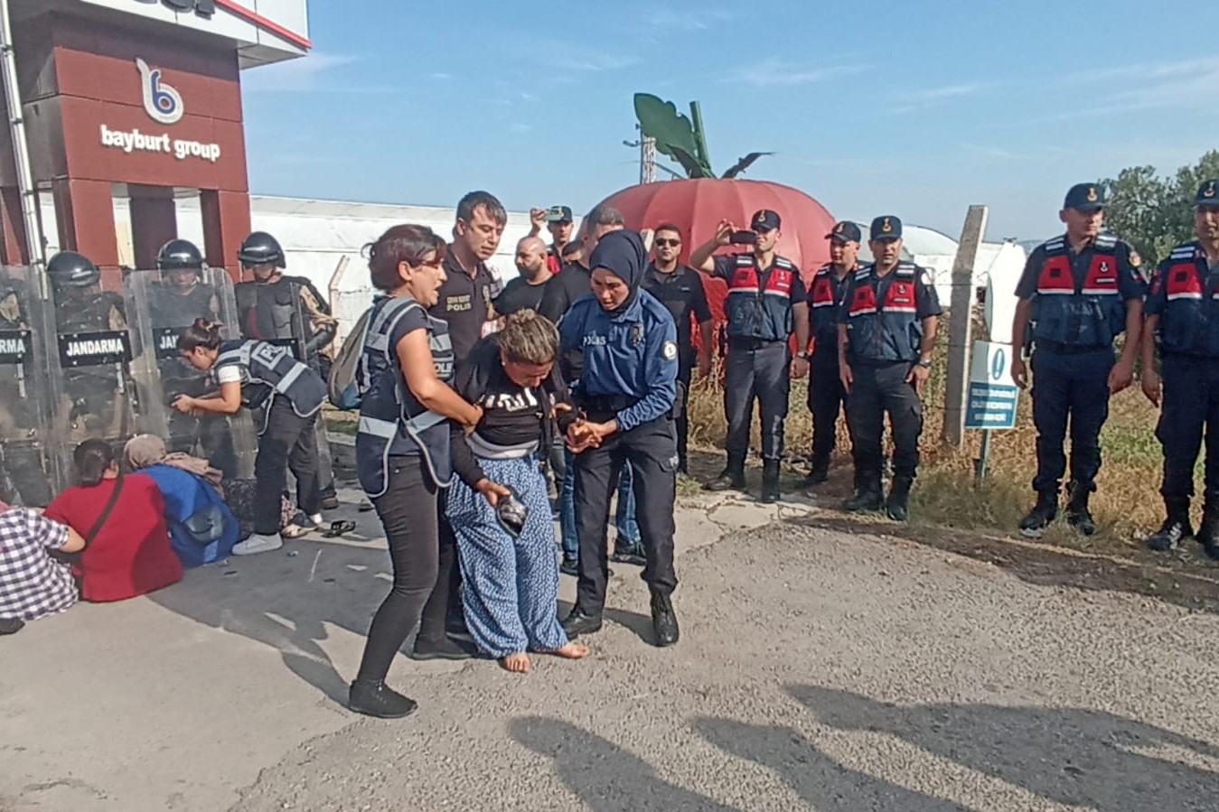 İzmir Agrobay Seracılık'ta direnen işçiler gözaltına alındı - Evrensel