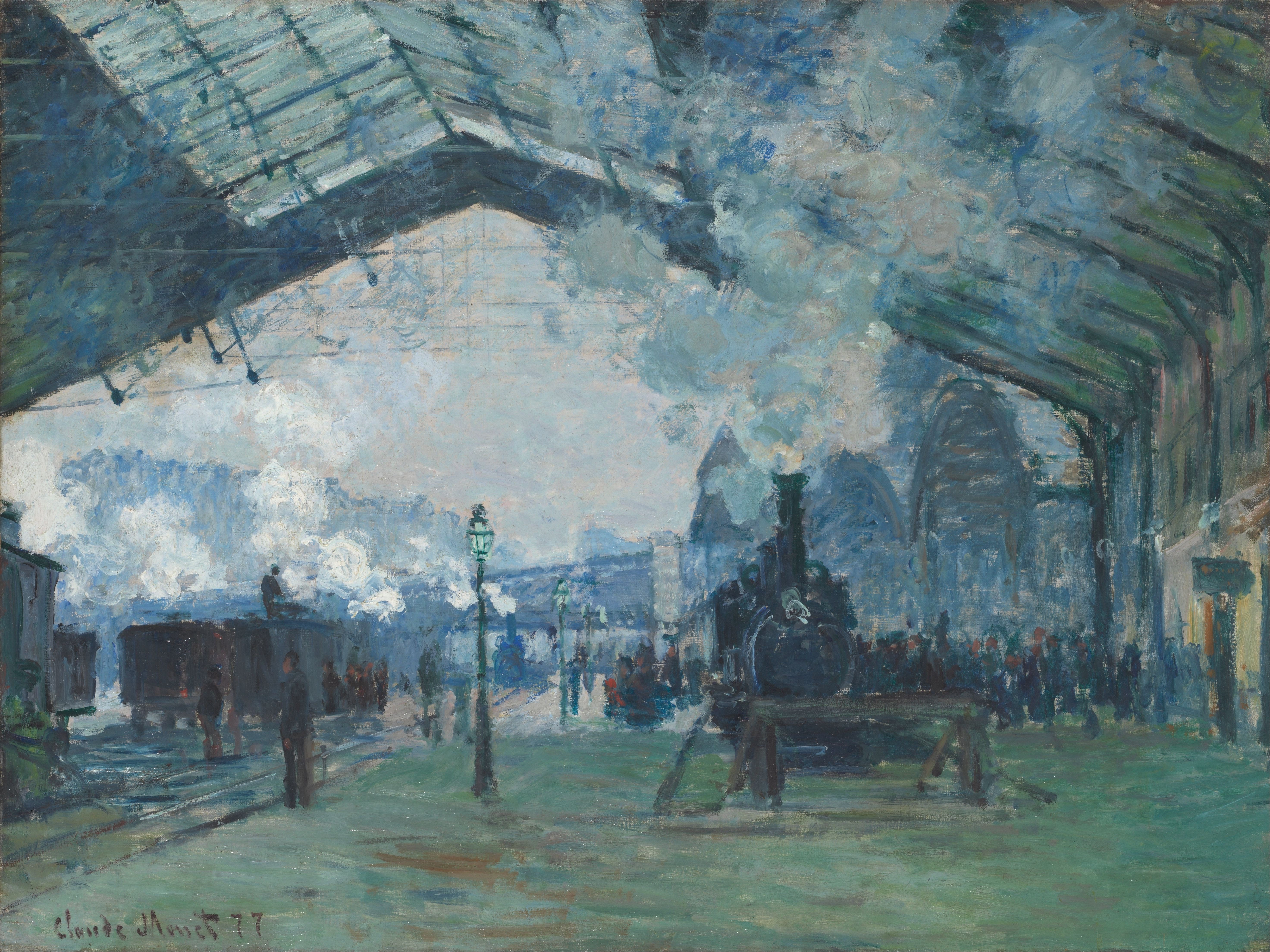 Artık saniyeler, sanayileşen zaman, Monet'in dumanları
