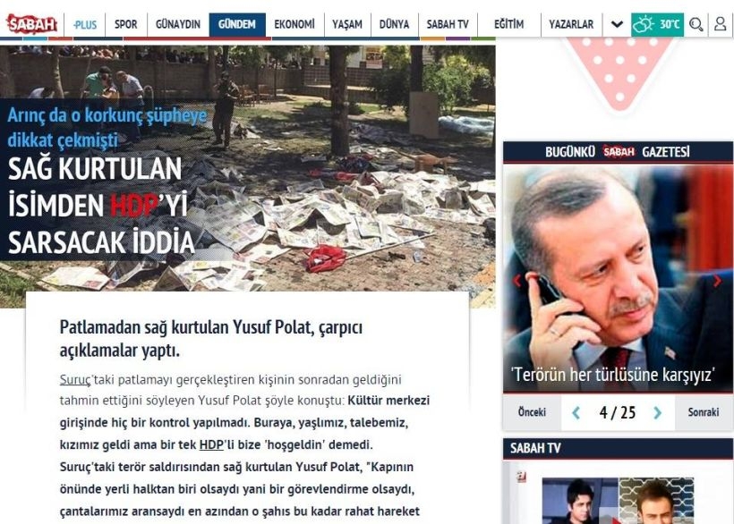 Sabah Gazetesinin mumu yatsıya kadar bile yanmadı