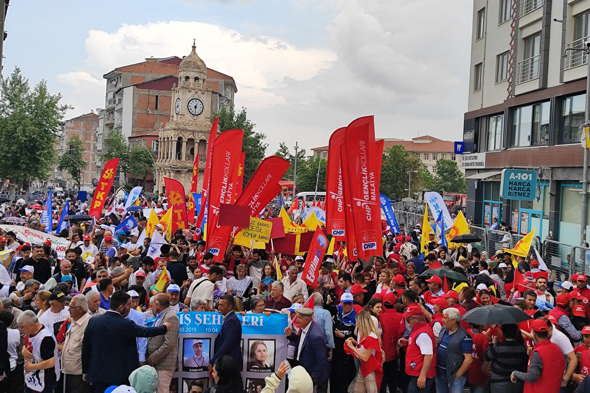 Malatya 1 Mayıs kutlaması