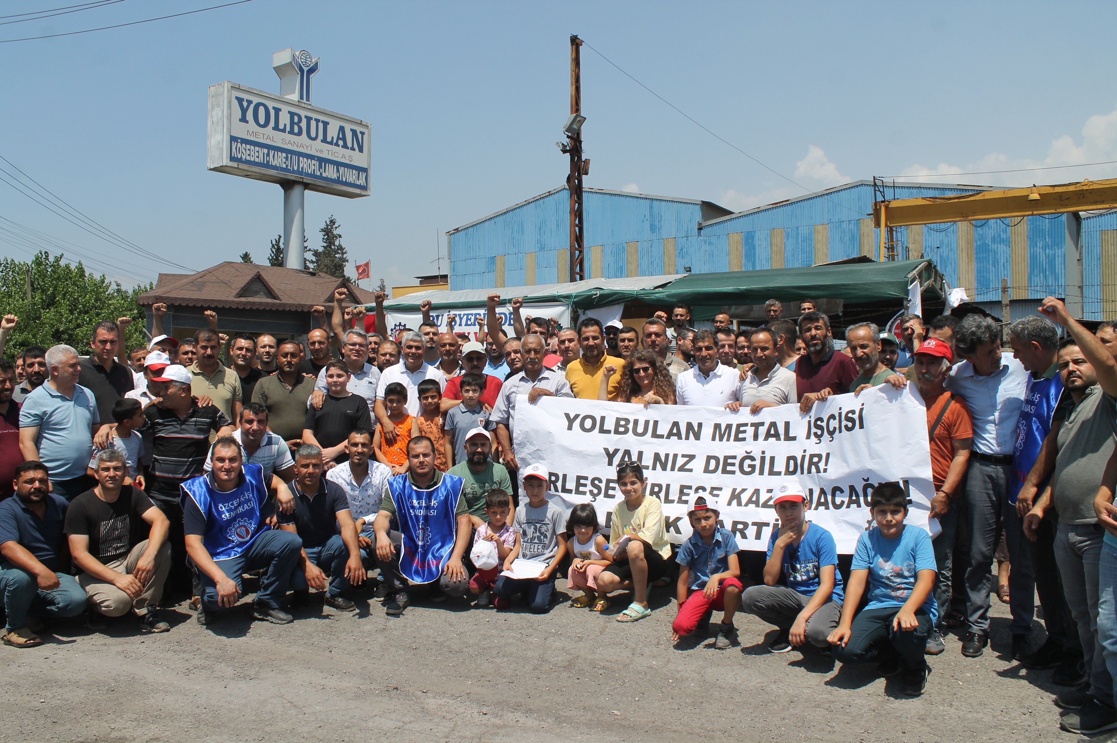 Grevdeki Yolbulan işçileri 1 Mayıs’ı fabrika önünde kutlayacak
