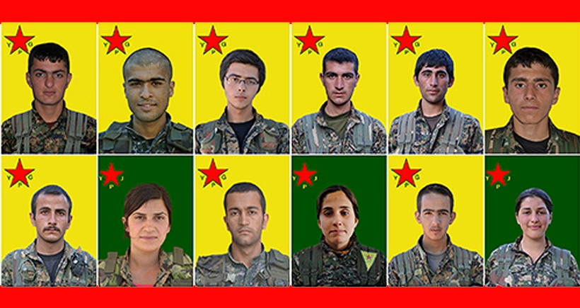 Yaşamını yitiren 14 YPG/J savaşçısının kimlik bilgileri açıklandı