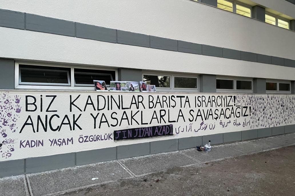 ODTÜ’deki Kadın Duvarı’nda ‘Jin, jiyan, azadi’ yazısının üstü karalandı