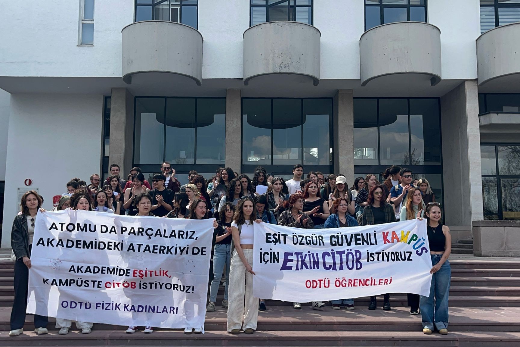 ODTÜ öğrencileri: Eşit, özgür, güvenli kampüs için etkin CİTÖB istiyoruz