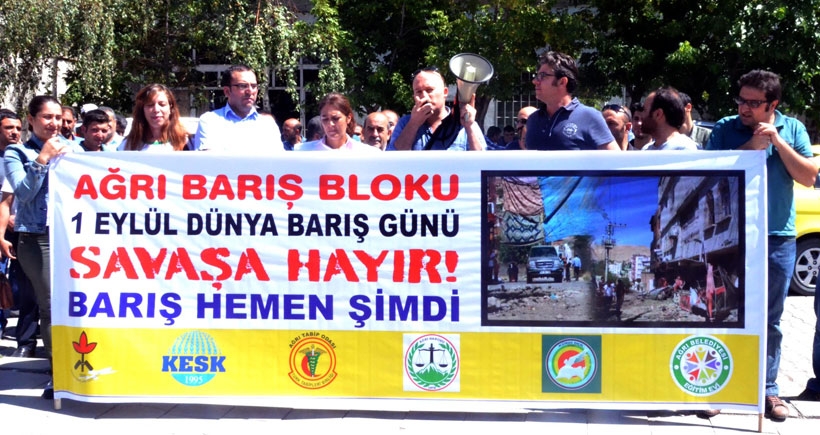 Ağrı Barış Bloku: Savaşa hayır, barış hemen şimdi