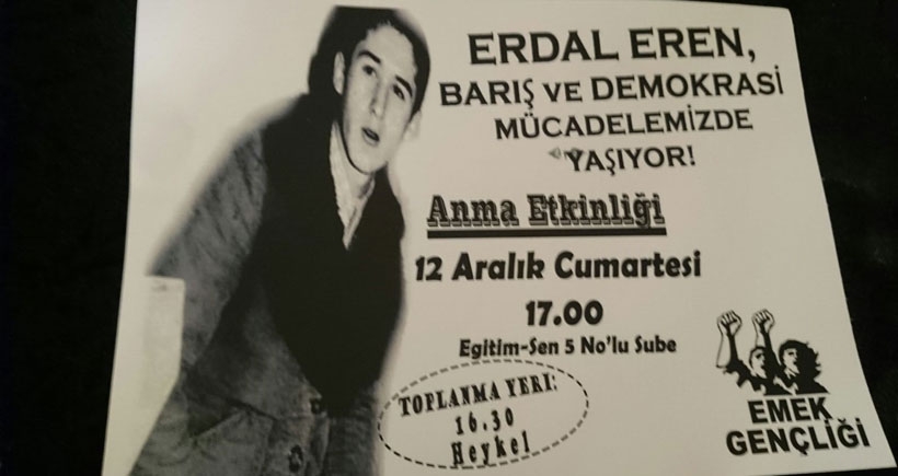 Erdal Eren bildirisine para cezası