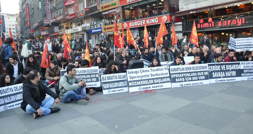 EMEP: Saldırılara dur de, barış için ses ver