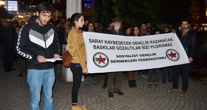 SGDF gözaltıları protesto etti: Zulüm karşısında susmayacağız