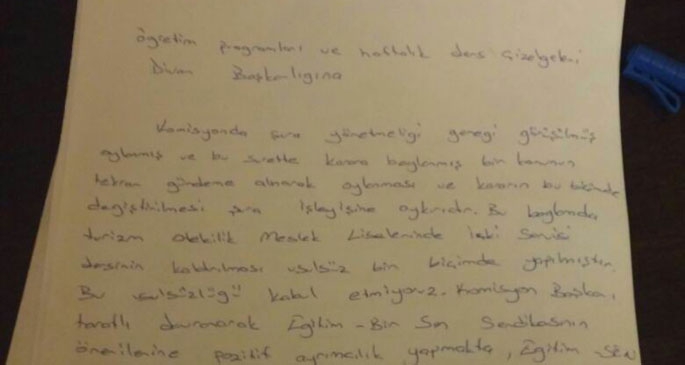 Eğitim Şûrası'nda Eğitim Sen'lilere saldırı!