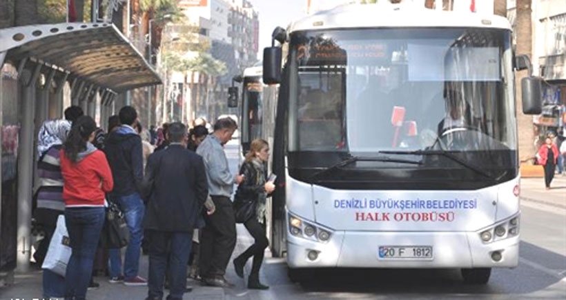 Denizli'de toplu ulaşıma yüzde 14 zam