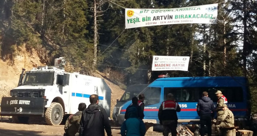 10 kişilik heyet Cerattepe’ye çıktı