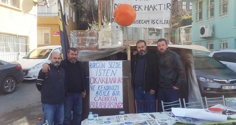 İşten atılan Şişecam işçileri direnişe Mersin’de devam edecek