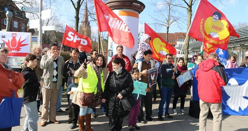 Paskalya yürüyüşlerine 10 bin kişi katıldı