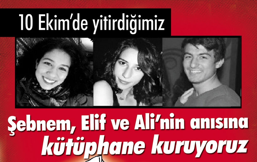 Şebnem Yurtman, Elif Kanlıoğlu ve Ali Deniz Uzatmaz adına kütüphane kuruluyor