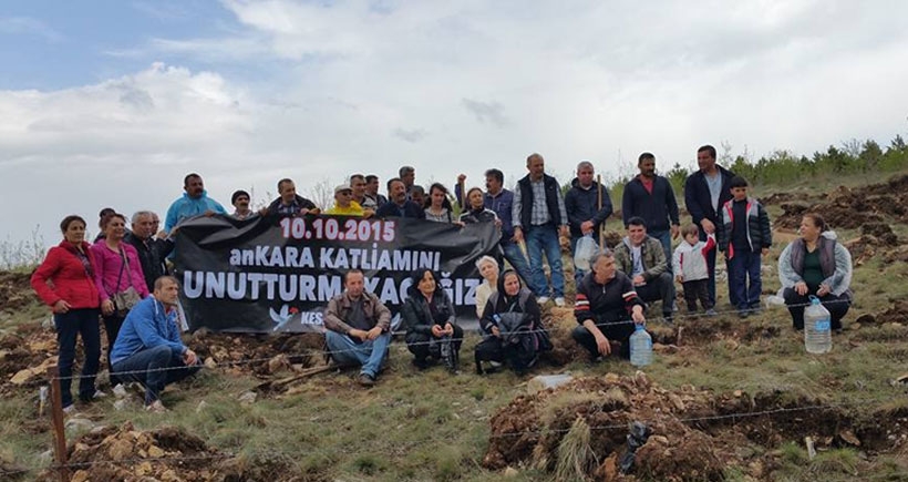 Çorum’da Ankara Katliamında yaşamını yitirenler adına Barış Ormanı oluşturuldu