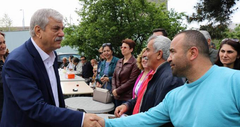 Özgürlük Nöbeti’ne DİSK'ten destek ziyareti