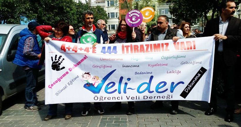 Öğrenci Veli Derneği çocuk istismarını ve 4+4+4 eğitim sistemini protesto etti