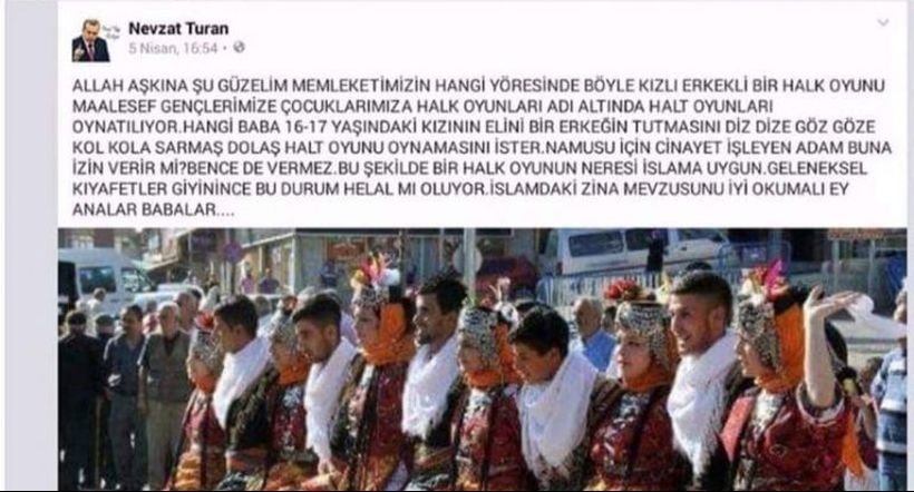 Halaya ‘zina’ diyen müdür yardımcısına destek verdiler