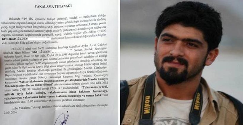 DİHA Muhabiri Güldem skandal tutanakla gözaltına alındı