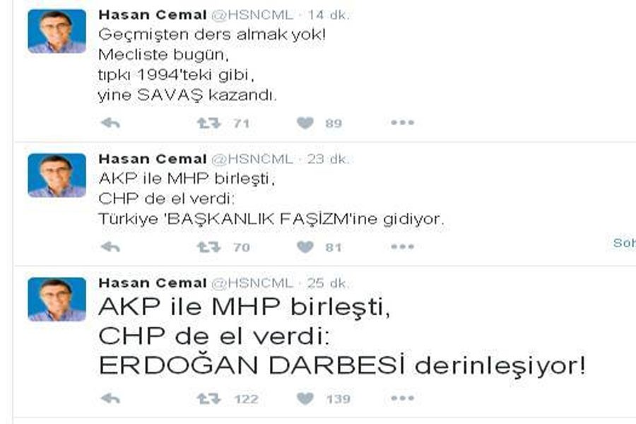 Hasan Cemal: Erdoğan darbesi derinleşiyor!