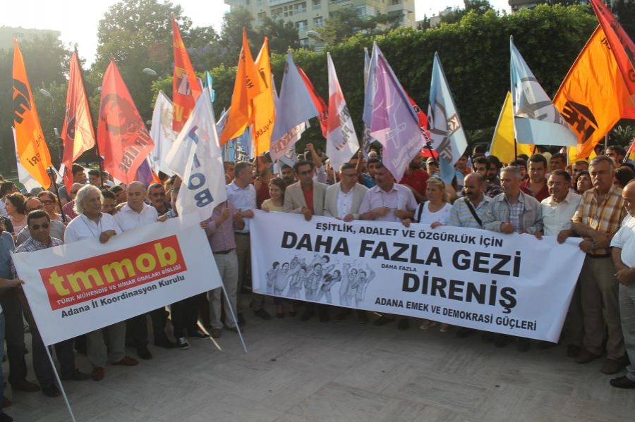 Adana'da Gezi'nin 3. yılında mücadeleyi yükseltme çağrısı