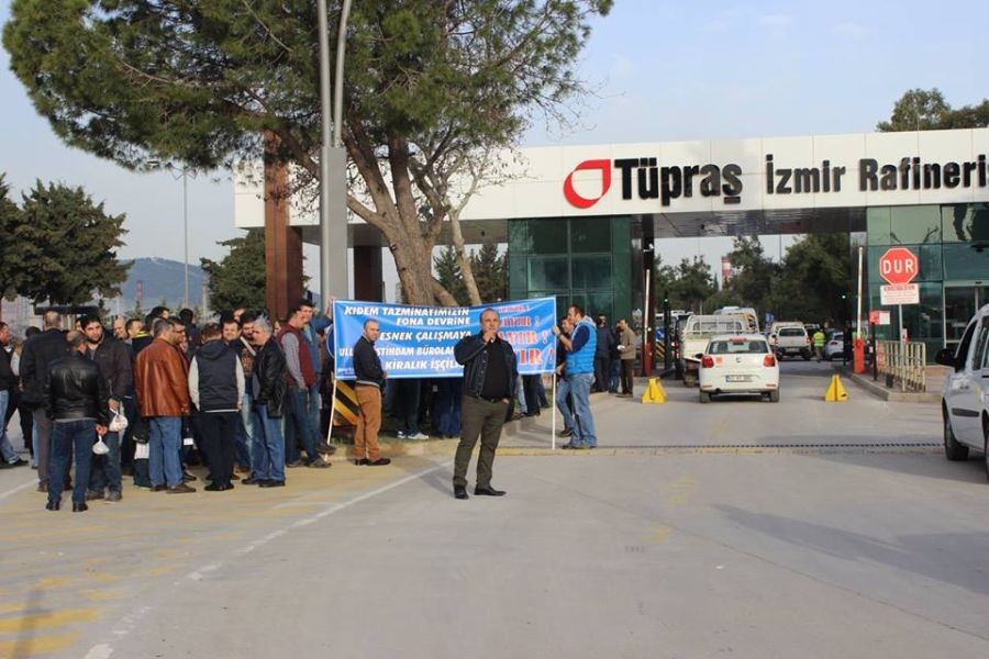 Tüpraş’ın tüm fabrikalarında iş yavaşlatma eylemi