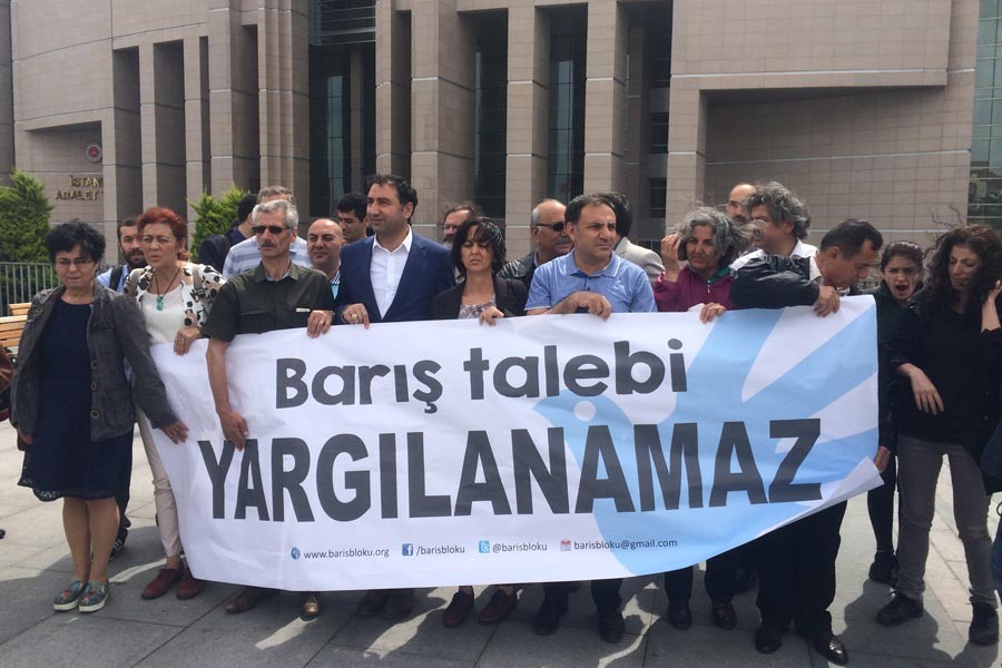 Barış bloku üyeleri : Barış talebi yargılanamaz