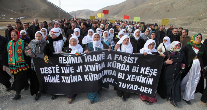 İdama karşı İran sınırına yürüdüler