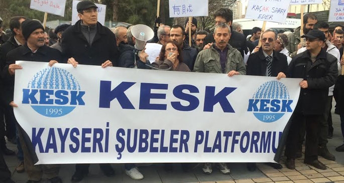 Kayseri’de ‘yolsuzlukların üstü örtülemez’ eylemi