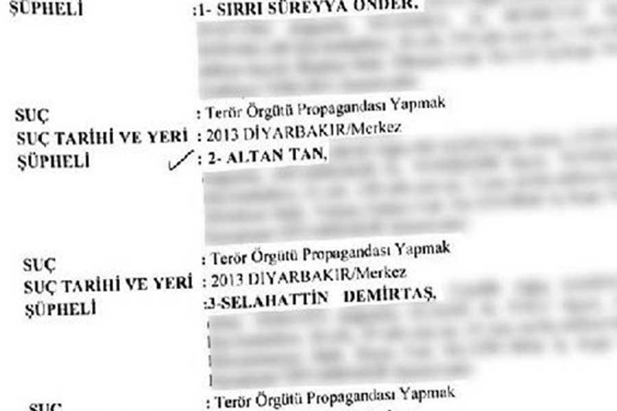 HDP'lilere ait 30 fezleke daha Diyarbakır'a gönderildi