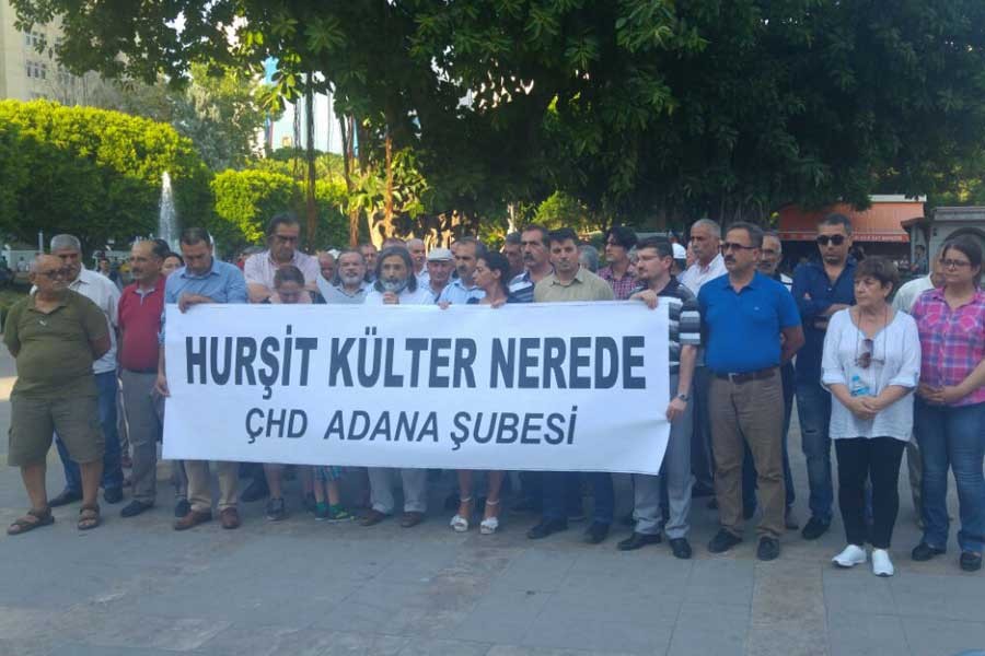 ÇHD Adana Şubesi, 'Hurşit Külter Nerede?' diye sordu