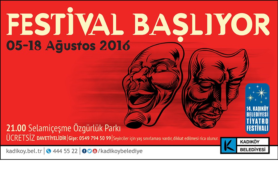 Kadıköy Belediyesi Tiyatro Festivali başlıyor