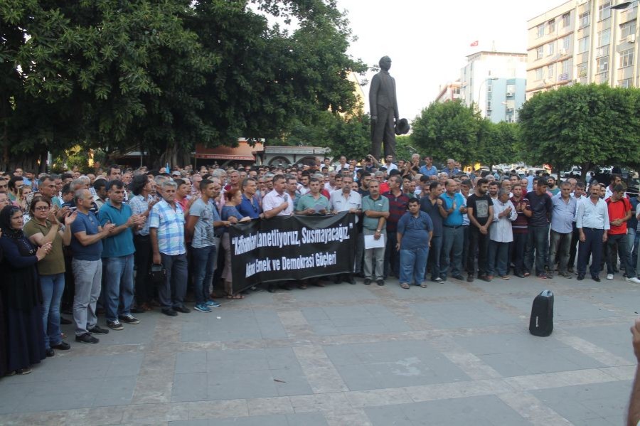 Antep’teki katliam Adana’da lanetlendi