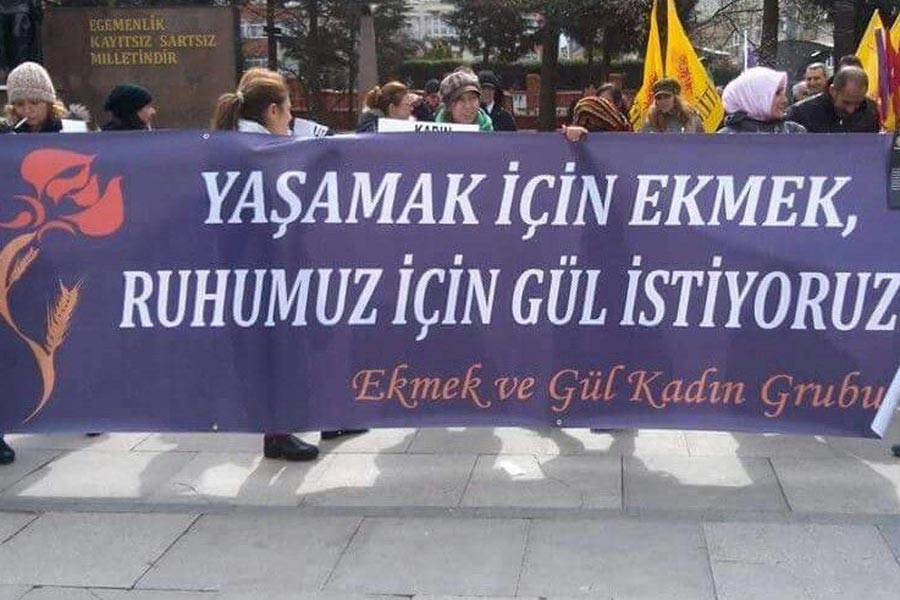 Kadın örgütlerinden Ekmek ve Gül için imza kampanyası