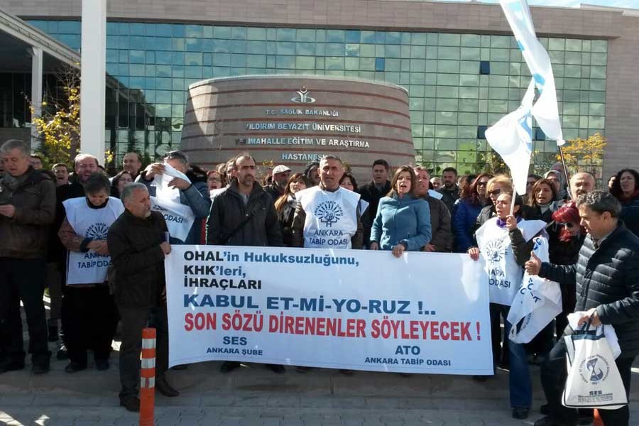 ‘İhraçlar sağlık hakkına erişimi de engelliyor’